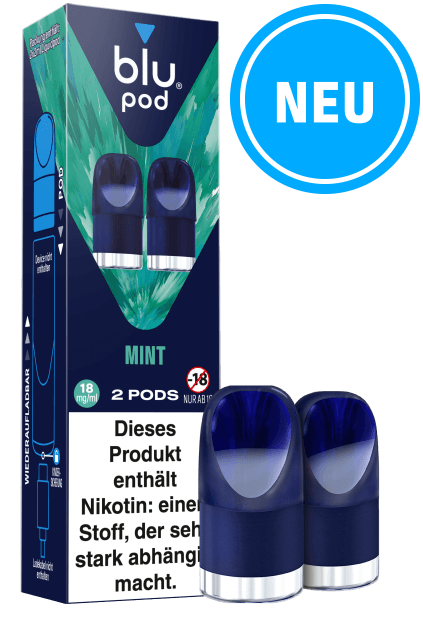 Blu Pod Mint 10 x 2 Pods 18mg/ml Nikotin € 7,34 Einzelpreis
