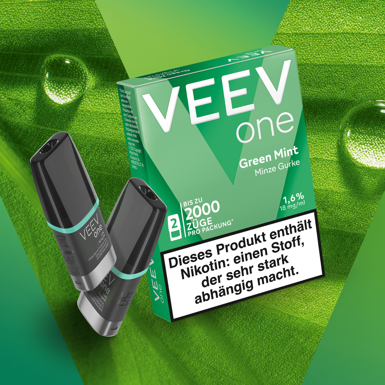  Veev Pods Green Mint 5ner 