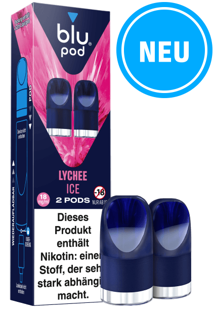 Blu Pod Lychee Ice 10 x 2 Pods 18mg/ml Nikotin € 7,34 Einzelpreis